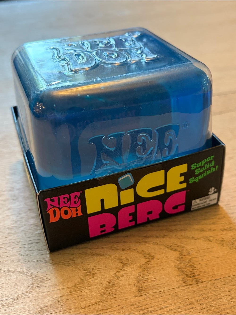 SCHYLLING | Needoh Nice Berg Solid Squish Toy - Blue - Picture 1 of 8